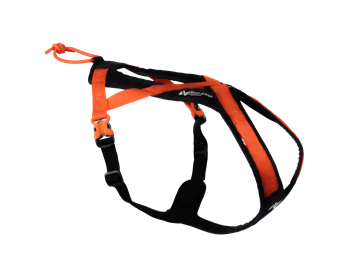 Rush sele fra Non-Stop Dogwear - Orange Str. 6